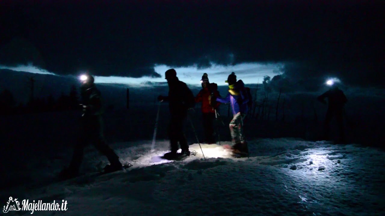 Ciaspolata notturna di San Valentino in Abruzzo