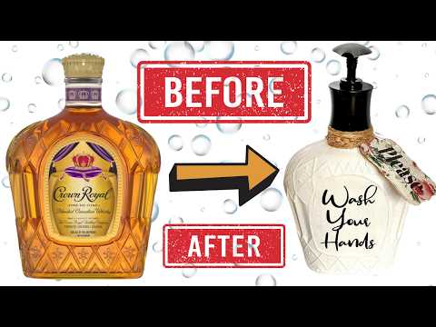 Crown Royal Bottle transformation !! AMAZING DIY