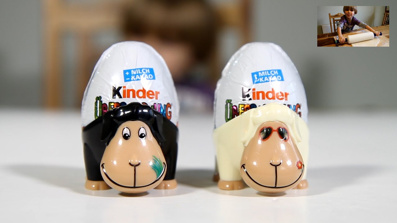 Kinder Surprise Easter Lambs Limited Edition and Having Fun making