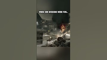 When COD Missions Were Fun..