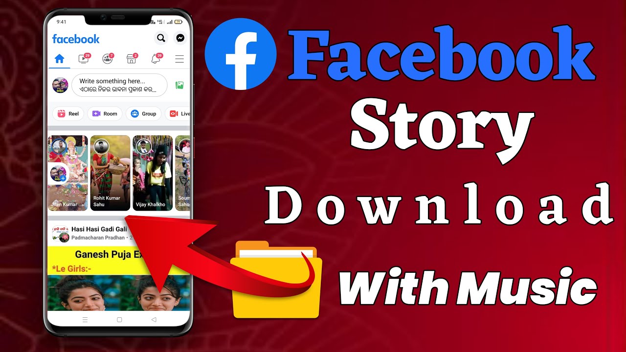 How To Download Facebook Story With Music Facebook Ki Story Video Ko