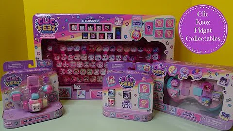 ClicKeez Clickable Collectables Fidget Toys Unboxing & Review
