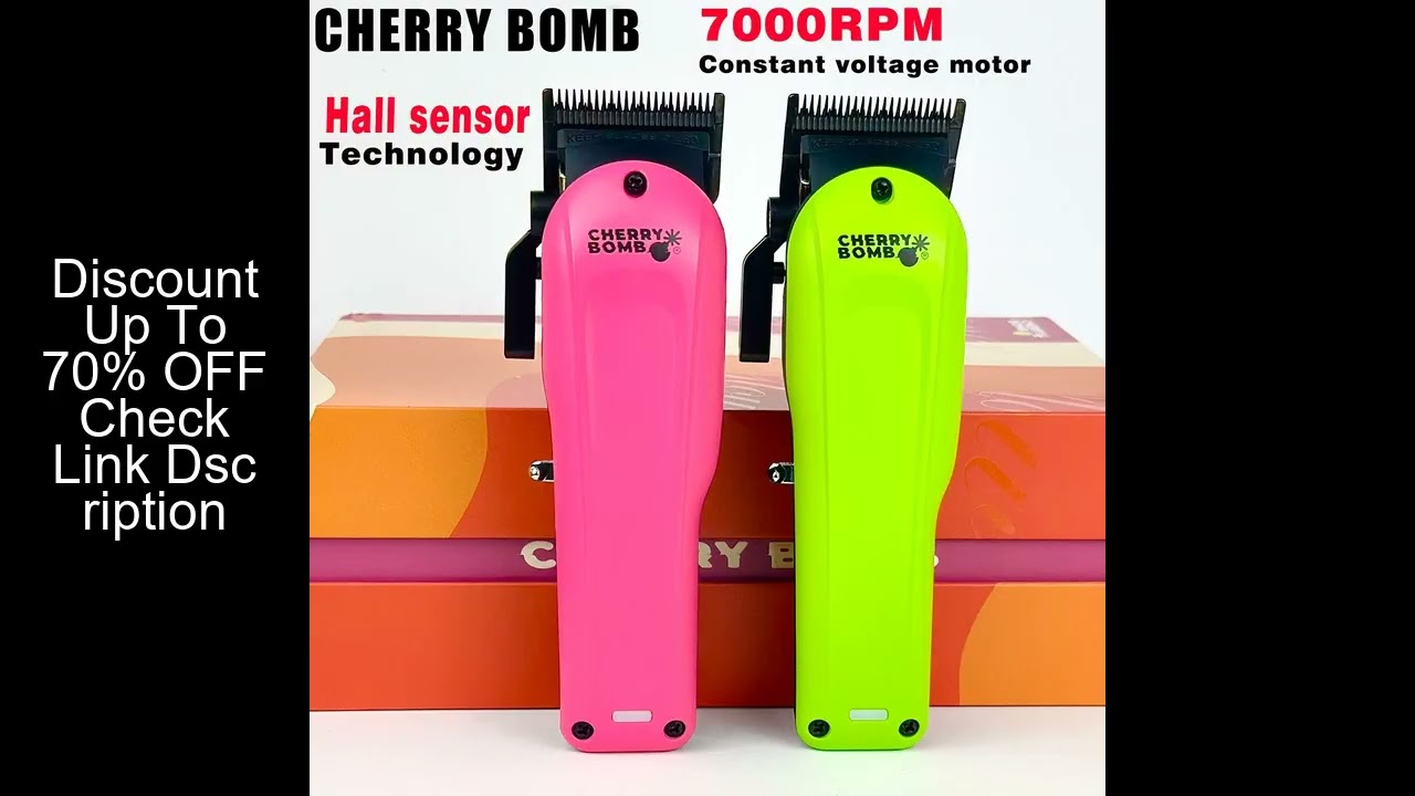 7000RPM Constant Speed Professional Men's Hair Clipper Barber High Cutting Force Zircon Ceramic Blad