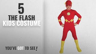 Top 10 The Flash Kids Costume [2018]: Justice League The Flash Child's Costume, Small