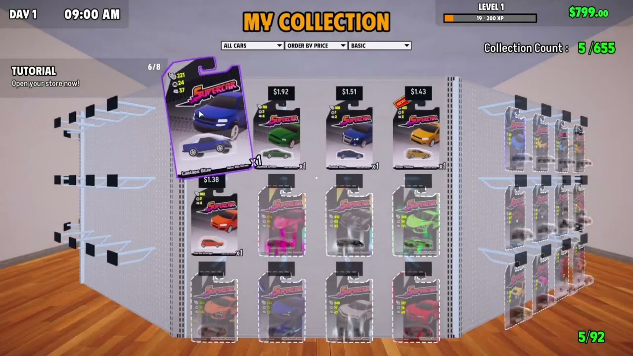 Super Car Collection Store Day 1 | First Time Playing… What Am I Doing? 😭🚗 #viral #gaming #supercars