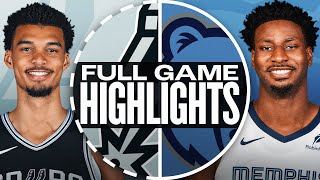 SPURS at GRIZZLIES | FULL GAME HIGHLIGHTS | February 3, 2025