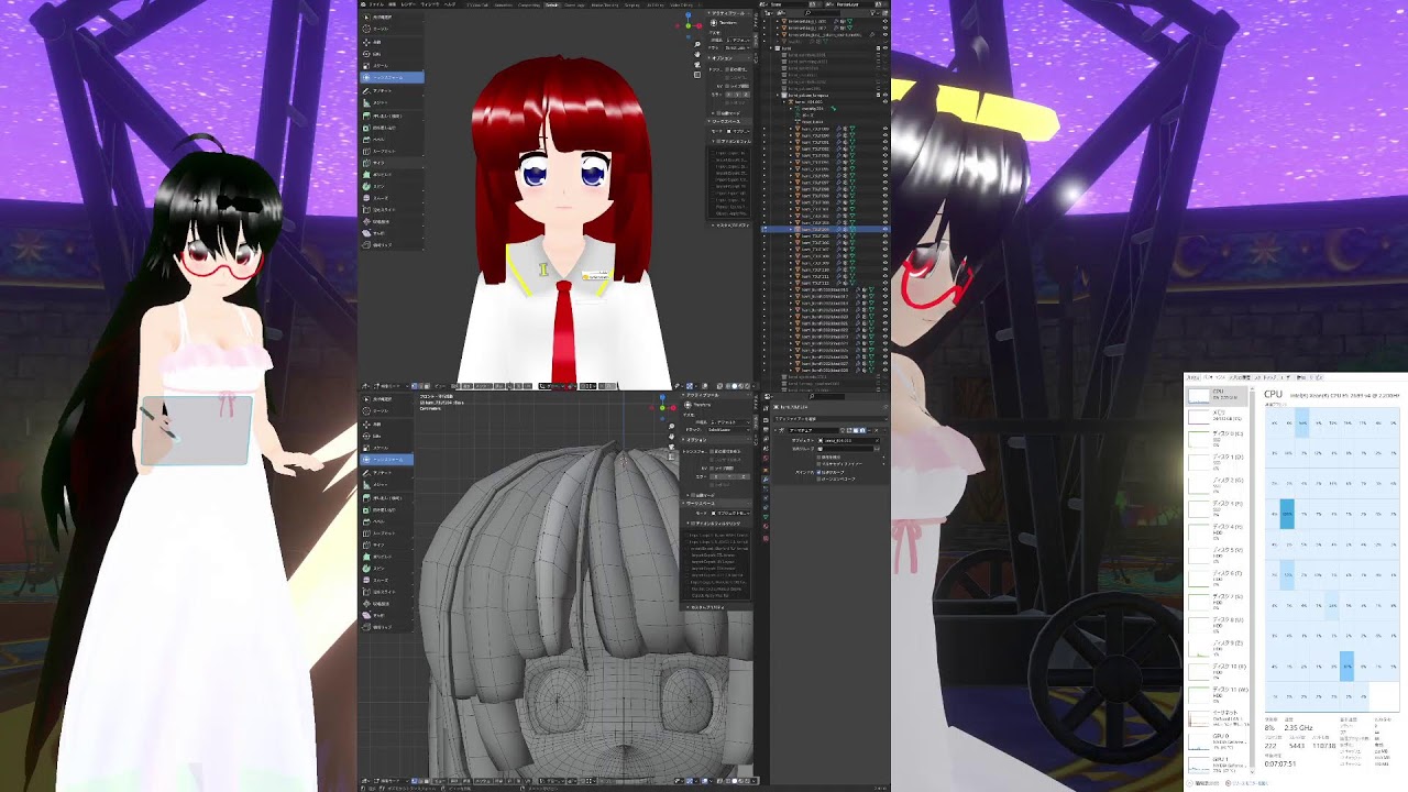 相変わらず無言でアバター作業配信するテスト
