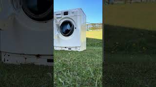 Beko washing machine vs brick (video 7)