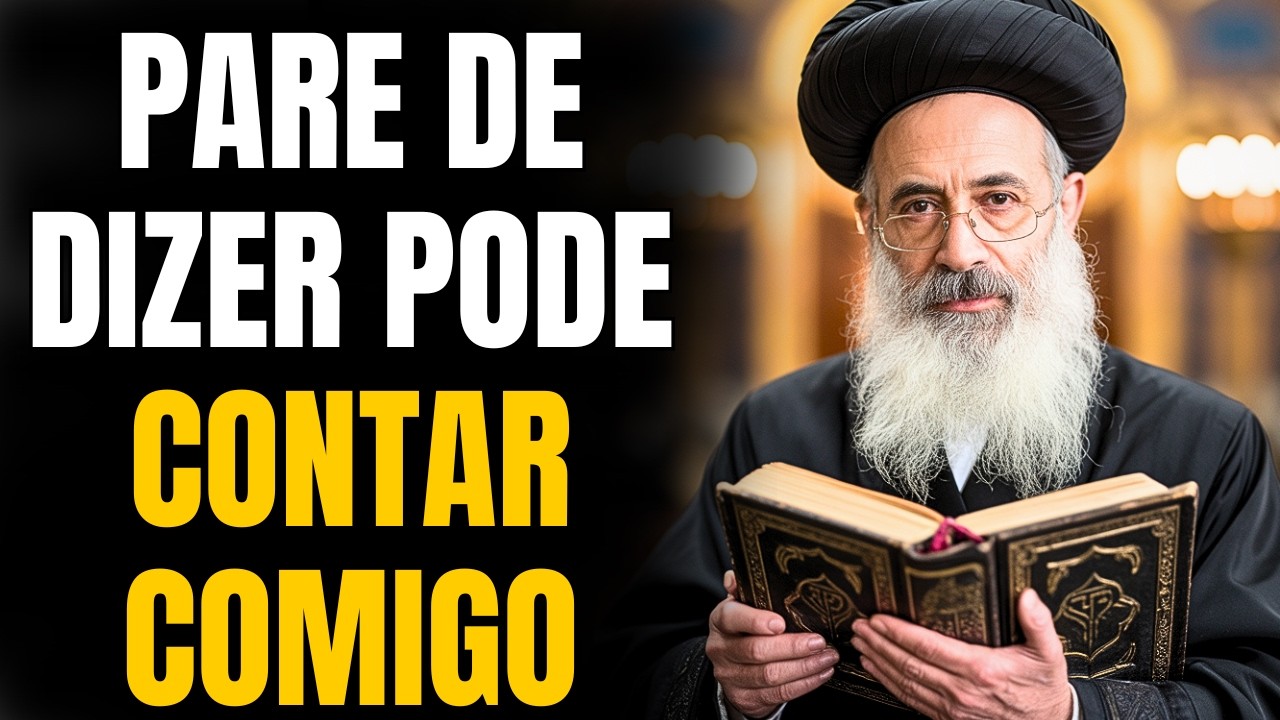 Nunca Diga Pode Contar Comigo   sabedoria judaica