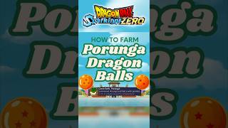 How to Farm Porunga Dragon Balls | Dragon Ball: Sparking! ZERO #dragonball #dbz #goku #sparkingzero