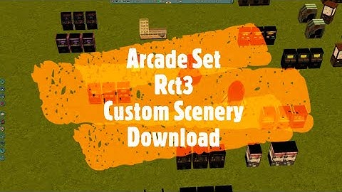 RollerCoaster Tycoon 3 Custom Scenery Download ARCADE SET Rct3 Custom Content