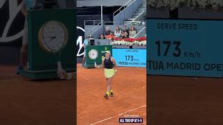 Mirra Andreeva The Rising Star In Madrid Open 2026 #tennis #shorts #wta #mirraandreeva