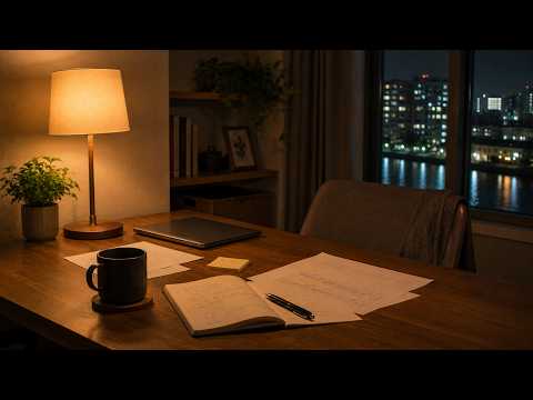 After Work Papers on the Desk – Tokyo After Hours