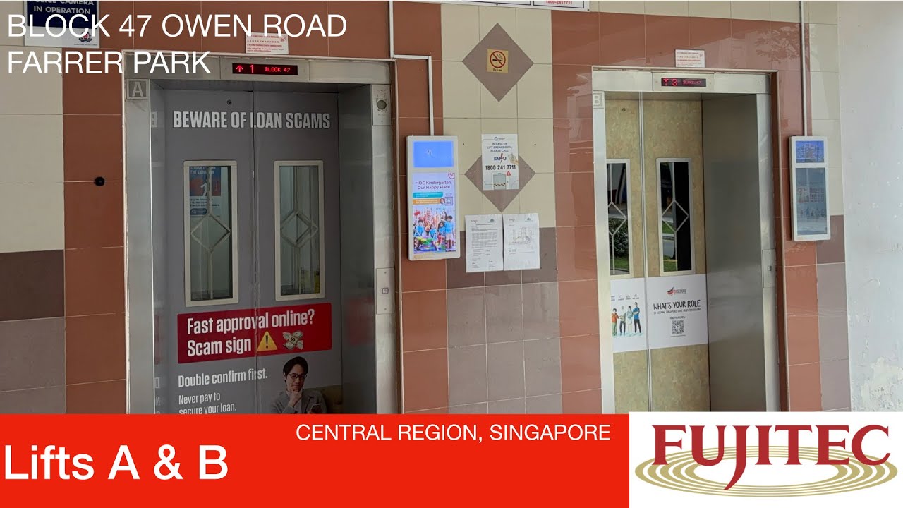 HDB Block 47 Owen (Farrer Park) || Fujitec Elevator