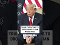 Trump threatens 'DROPPING BOMBS' if Iran misbehaves #foxnews #news #us #fox