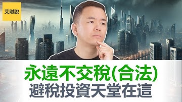 如何永远不交税(合法)! 国际避税天堂就在这里! CRS2.0和$出海最优解! 未来3-5年国际房产投资回报最高！阿联酋帮你隐身匿名赚钱还不交税!【艾财说特别篇03】