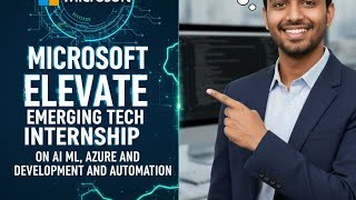 Microsoft Elevate Internship 2026 | Free 4-Week Internship | AI, ML & Azure | Apply Now! (Telugu) Profile