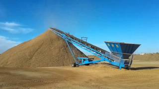 S2C 36X80 Radial Stacker with Feed Hopper