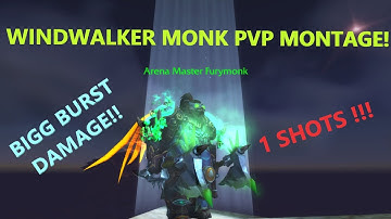 Windwalker Monk PvP Montage (Crazy Damage!) - World of Warcraft BFA 8.3