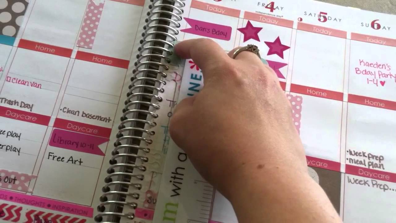 How to make an insert for your Erin Condren Life Planner - YouTube