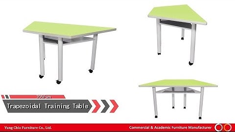 Trapezoidal Training Table