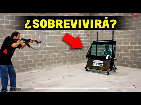¡Esto sucede al disparar a VIDRIOS BLINDADOS!