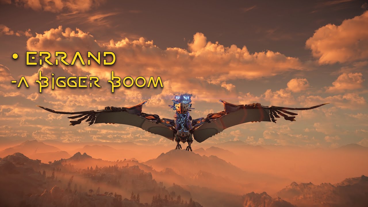Horizon Forbidden West™ | Errand: A Bigger Boom | Aloy Helps Delah and Boomer Craft a New Weapon 