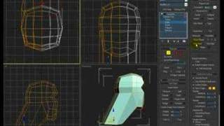 3ds Max Character Head Modeling w Voice Part 4