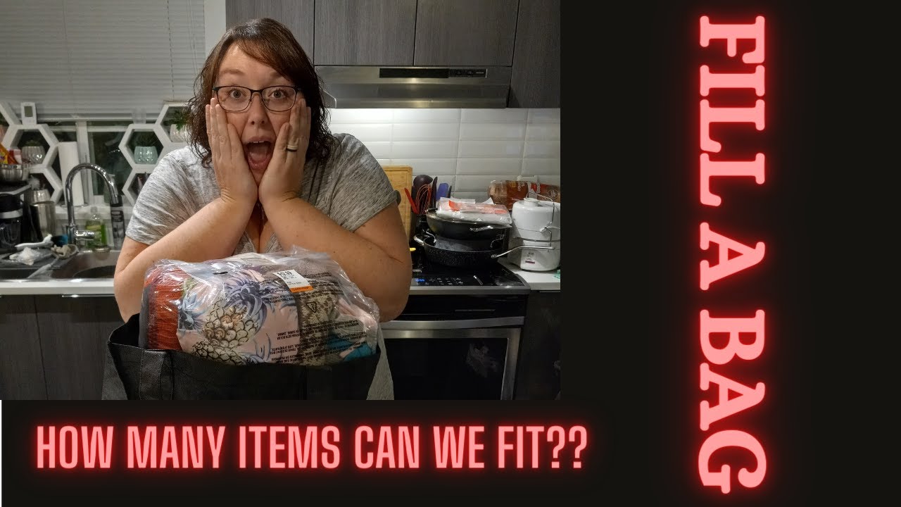 FILL-A-BAG  at Local Thrift Store during 30% off Sale how many items can we fit
