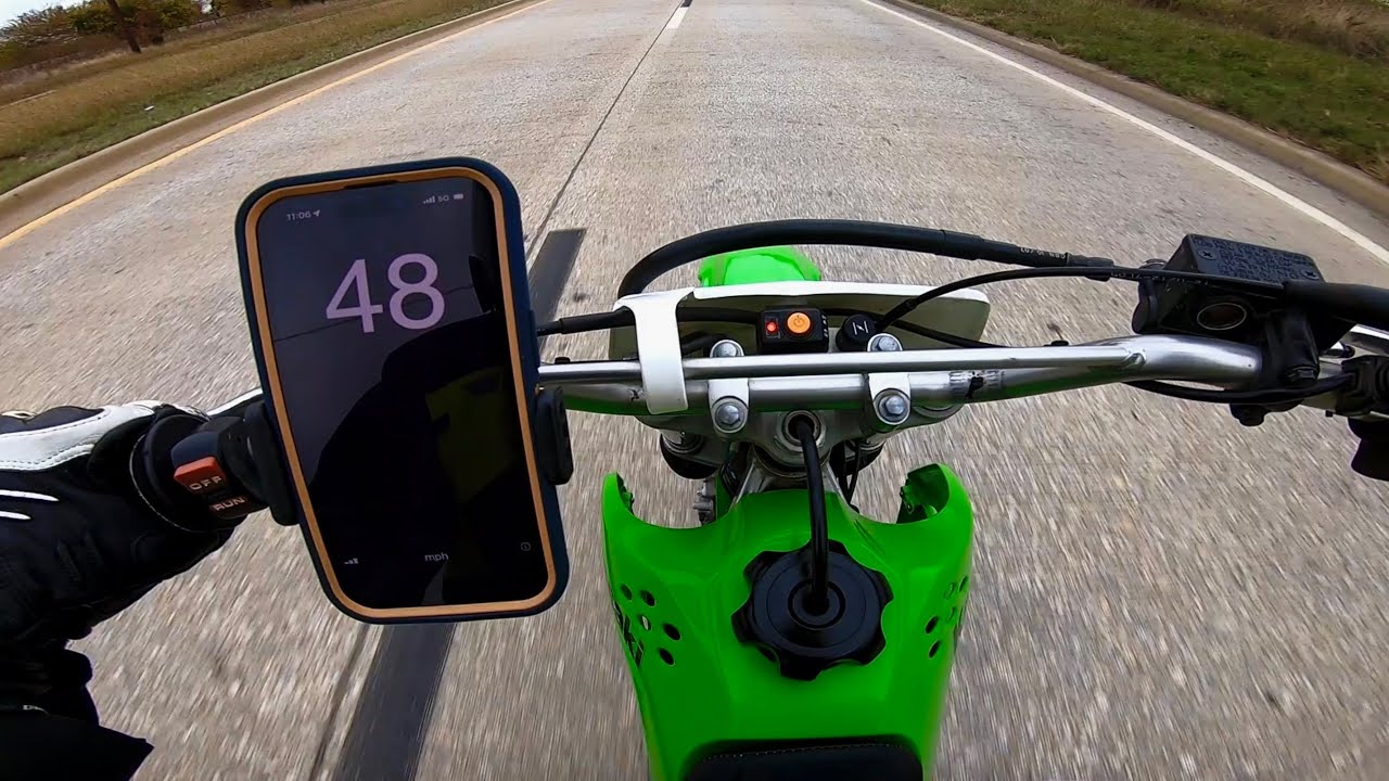 Реалистичная максимальная скорость Kawasaki KLX140L