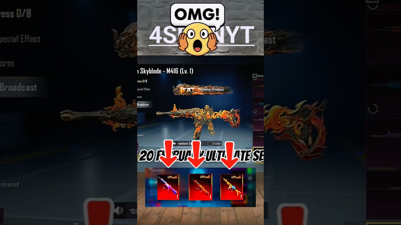 new m416 skin bgmi Release date | new m416 skin pubg Release date |upcoming m416 