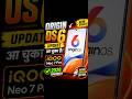 iQOO Neo 7 Pro Me Finally OriginOS 6 Update Aa Gaya 🔥 2026 #shorts #youtubeshorts  #technicalraj