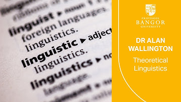 Dr Alan Wallington - Theoretical Linguistics