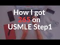 How I got 265 on USMLE Step 1 (Study schedule, How to solve questions, high yield topics,Test day)