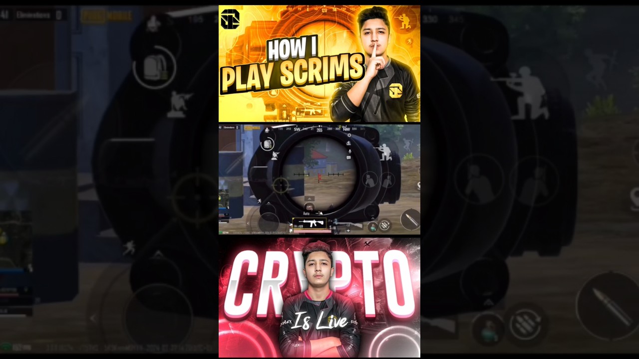 i8 Crypto 4x burst Pixel Knock 🔥 Bgmi zero recoil sensitivity💥 -