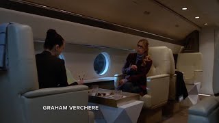 Supergirl 4x20 Lena , kara Plain scene part 1