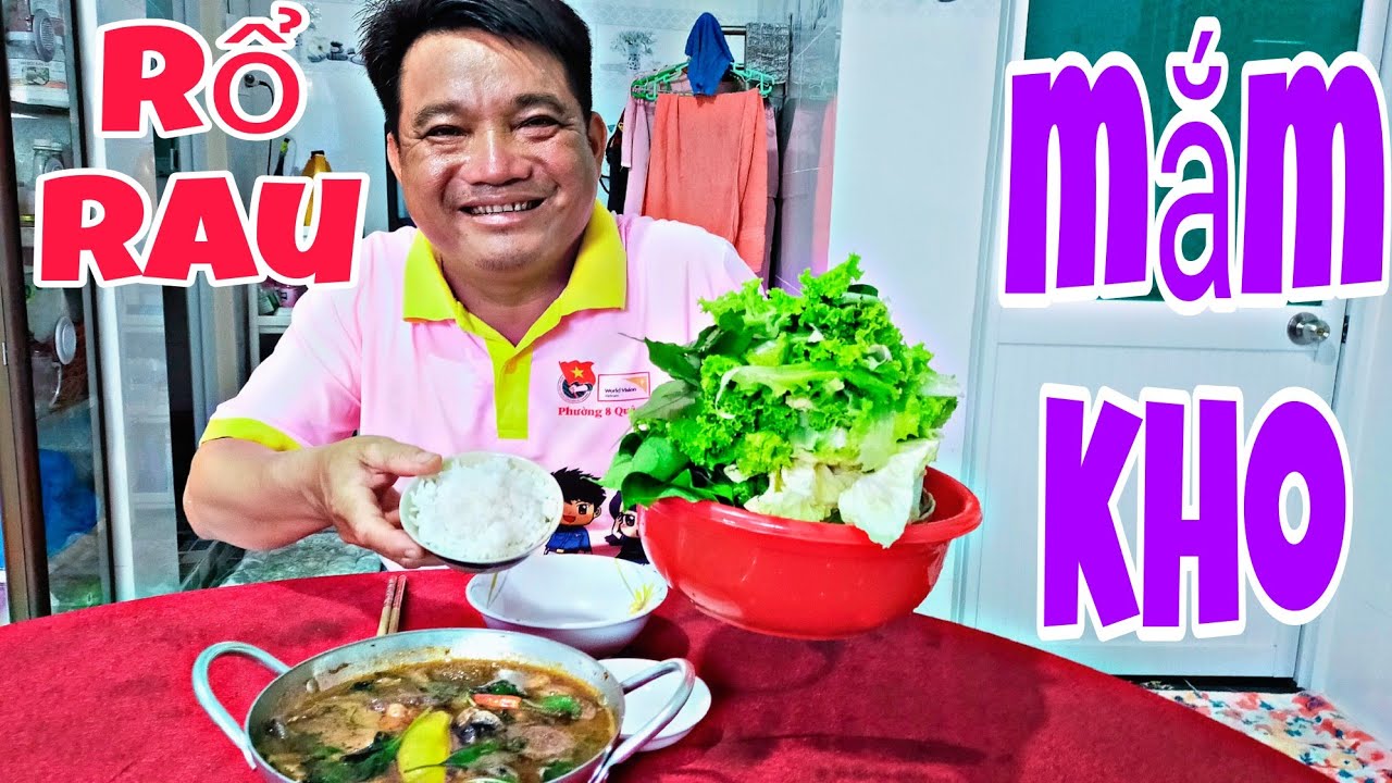 Thánh ăn rau Vĩnh Long, ăn rau sống, mắm kho có 1_0_2 lTâm Chè Vĩnh Long