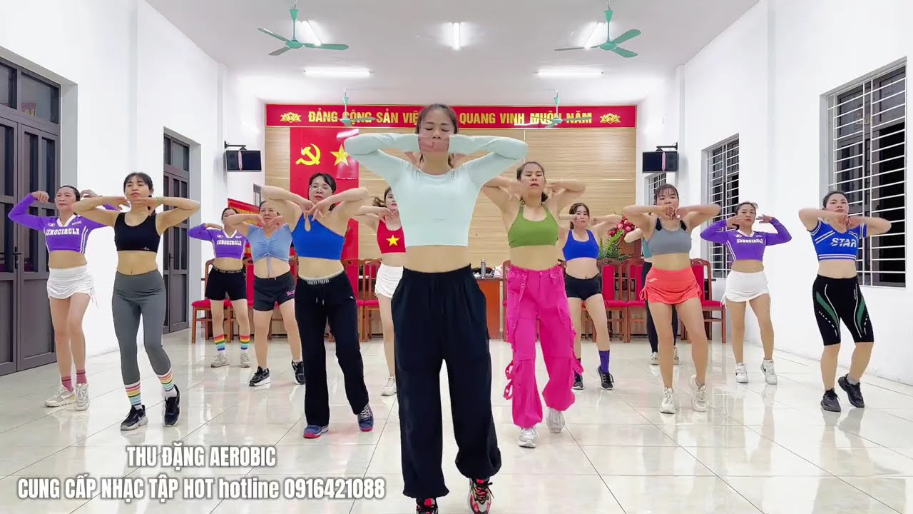 40p AEROBIC đốt mỡ eo thon dáng đẹp /#324/Remix  HOT TIKTOK/THU ĐẶNG AEROBIC