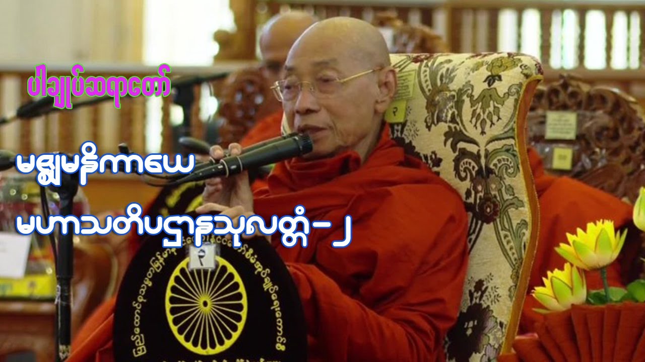 ပါချုပ်ဆရာတော်,Dr Nandamalabhivasa -2