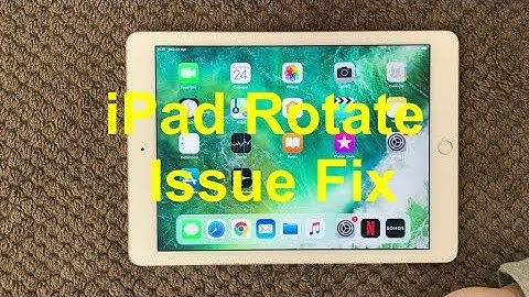 iPad Rotate Problem And Fix, How To Fix Stuck Orientation Rotation Issue on iPhone or iPad