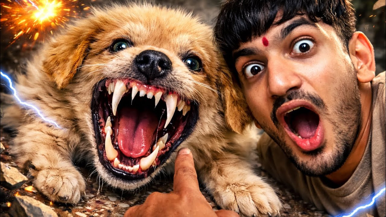 Simba Ne Muh Khola Aur Main Dar Gaya 😱 | Puppy Ke Dangerous Dant First Time Dekhe