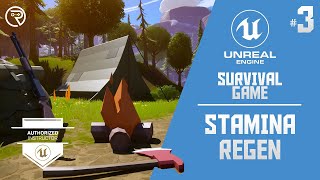 Unreal Engine 5 Tutorial - Survival Game Part 3: Stamina Regen