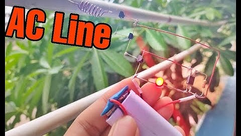 How to make non connection ac line tester || Electricity Detector circuit || with BC 547 Transistor