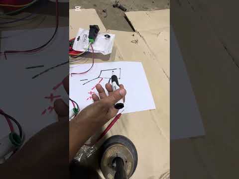 طريقة توصيل زر الكشافات ابو خطين