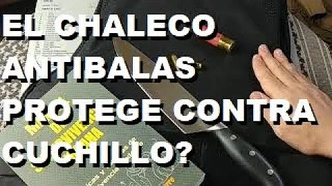 ¿Por qué un chaleco antibalas no puede detener un cuchillo?