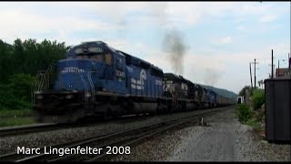 A Blast from the Past. NS 536 with Roaring SD40-2 Helpers