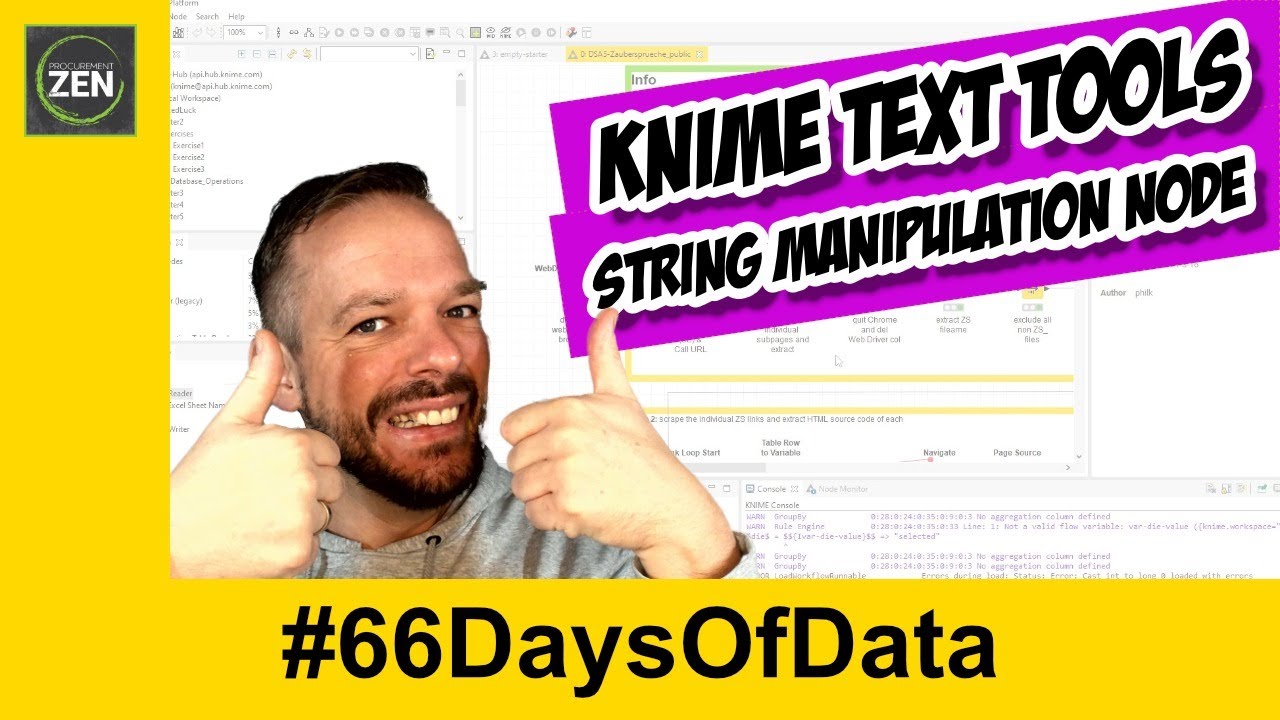 Knime string manipulation day 19 66 days of data youtube