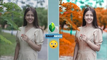 Snapseed - Moody Orange Effects | Snapseed And Lightroom Photo Editing - [Niraj Editz]