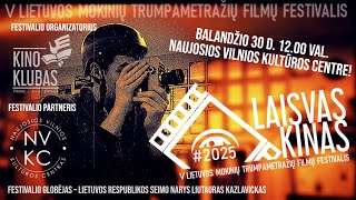 Festivalis „Laisvas kinas 2025“ | filmų programos anonsas