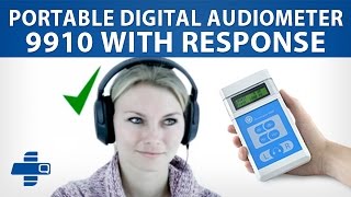 Portable Digital Audiometer 9910 - With patient response button (935-9910)